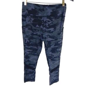 CVG Gray Camo Moto Capri Leggings